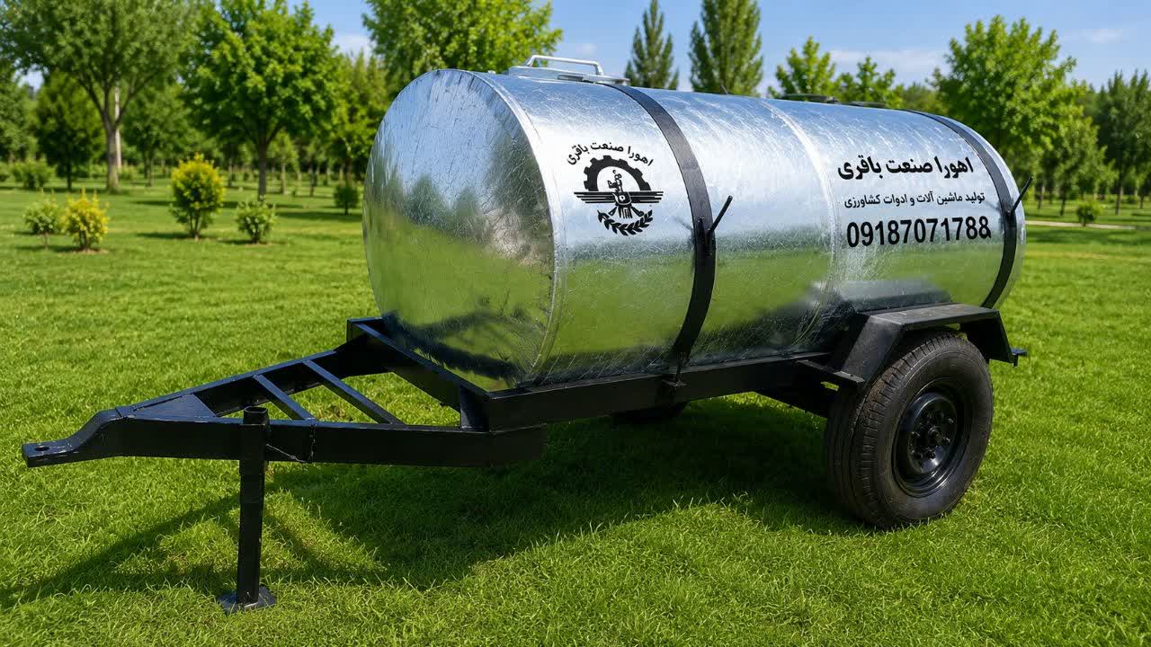 تانکرچرخدار آب و سوخت ۲هزار لیتری