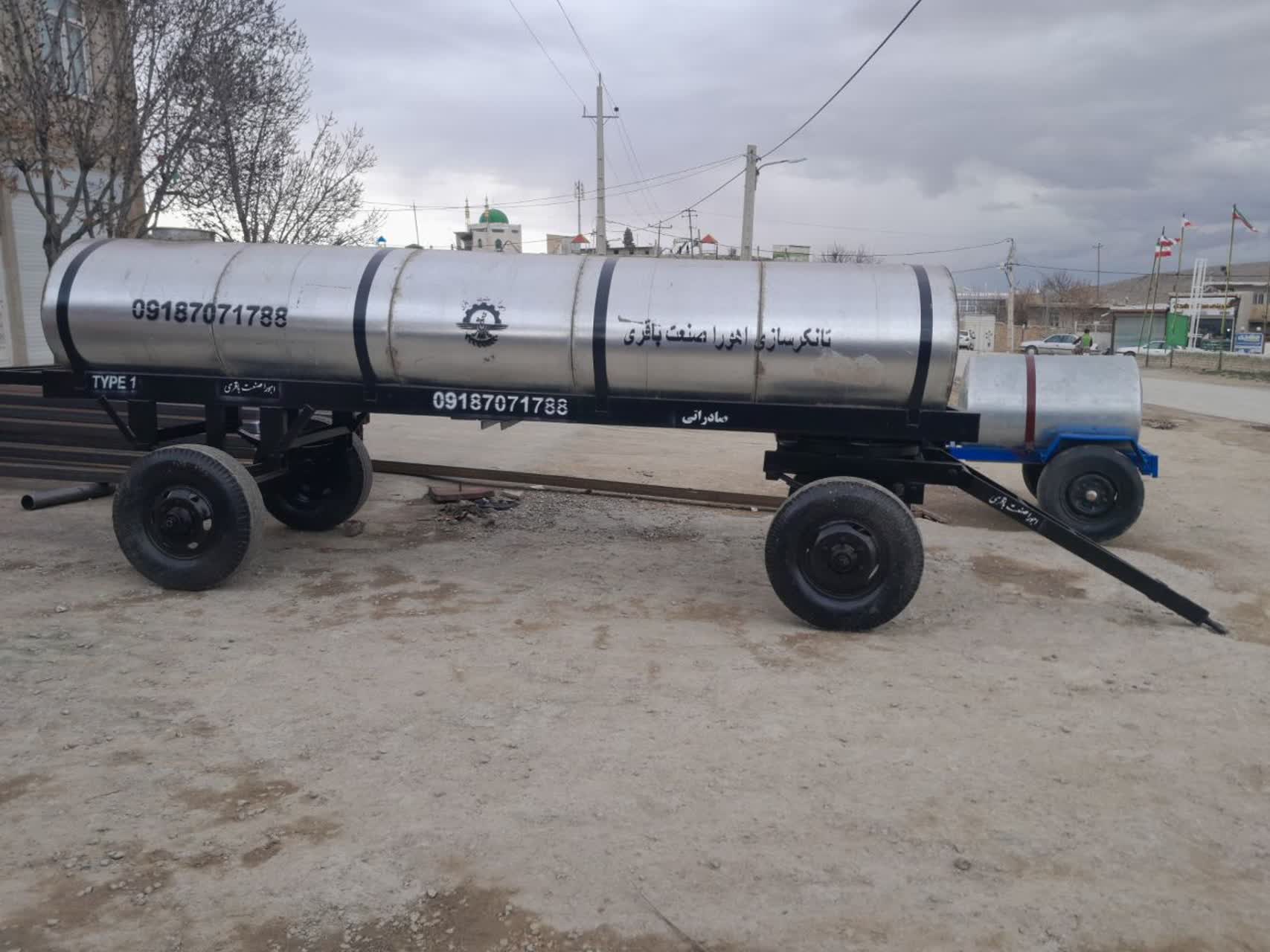تانکر ۵هزار لیتری چهار چرخ